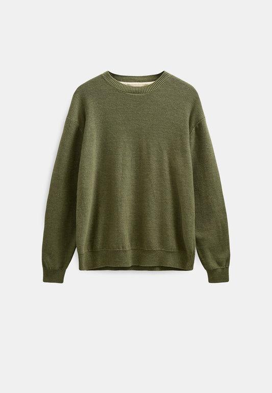 Anerkjendt AKEBBE Maglione Uomo Sky Captain - Cotton Silk Knit