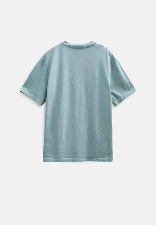 AKVILLADS S/S TEE - Azzurro