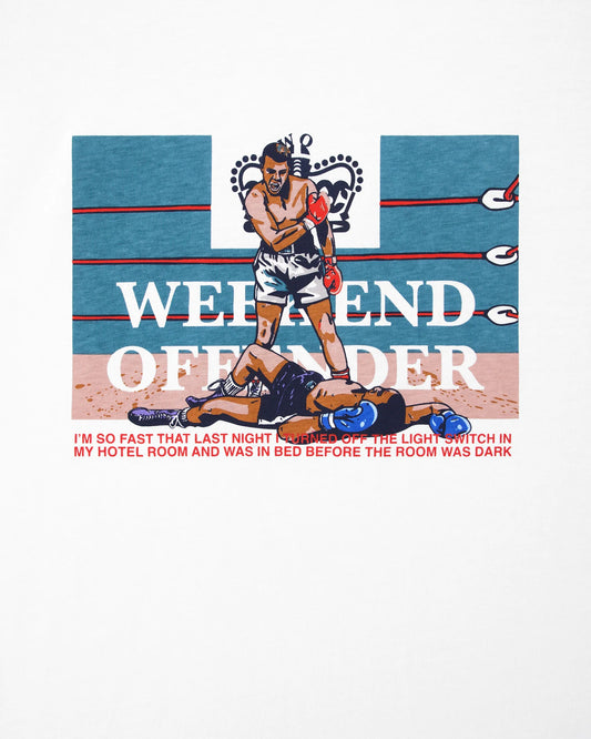 Weekend Offender T-shirt grafica Summus Bianca