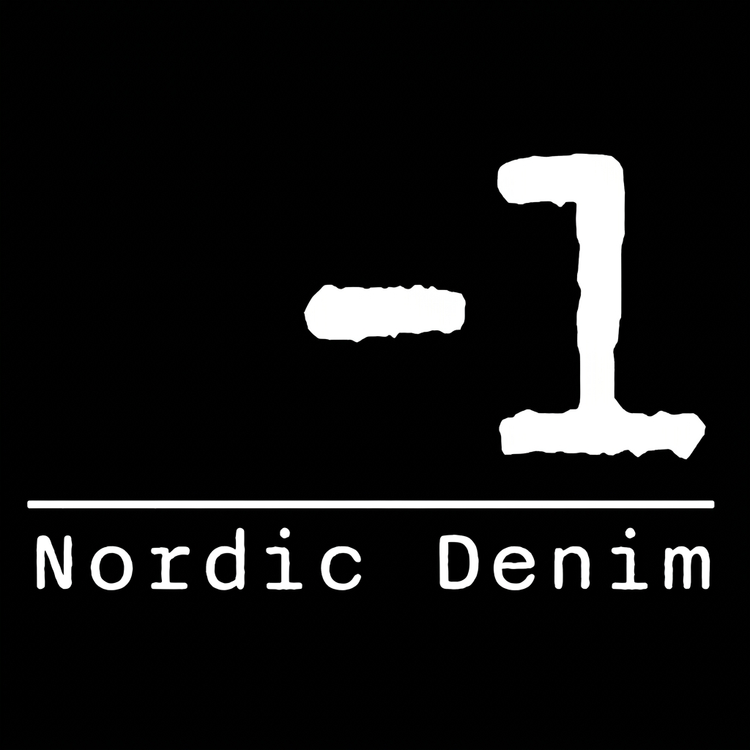 Logo -1 Nordic Denim su sfondo nero