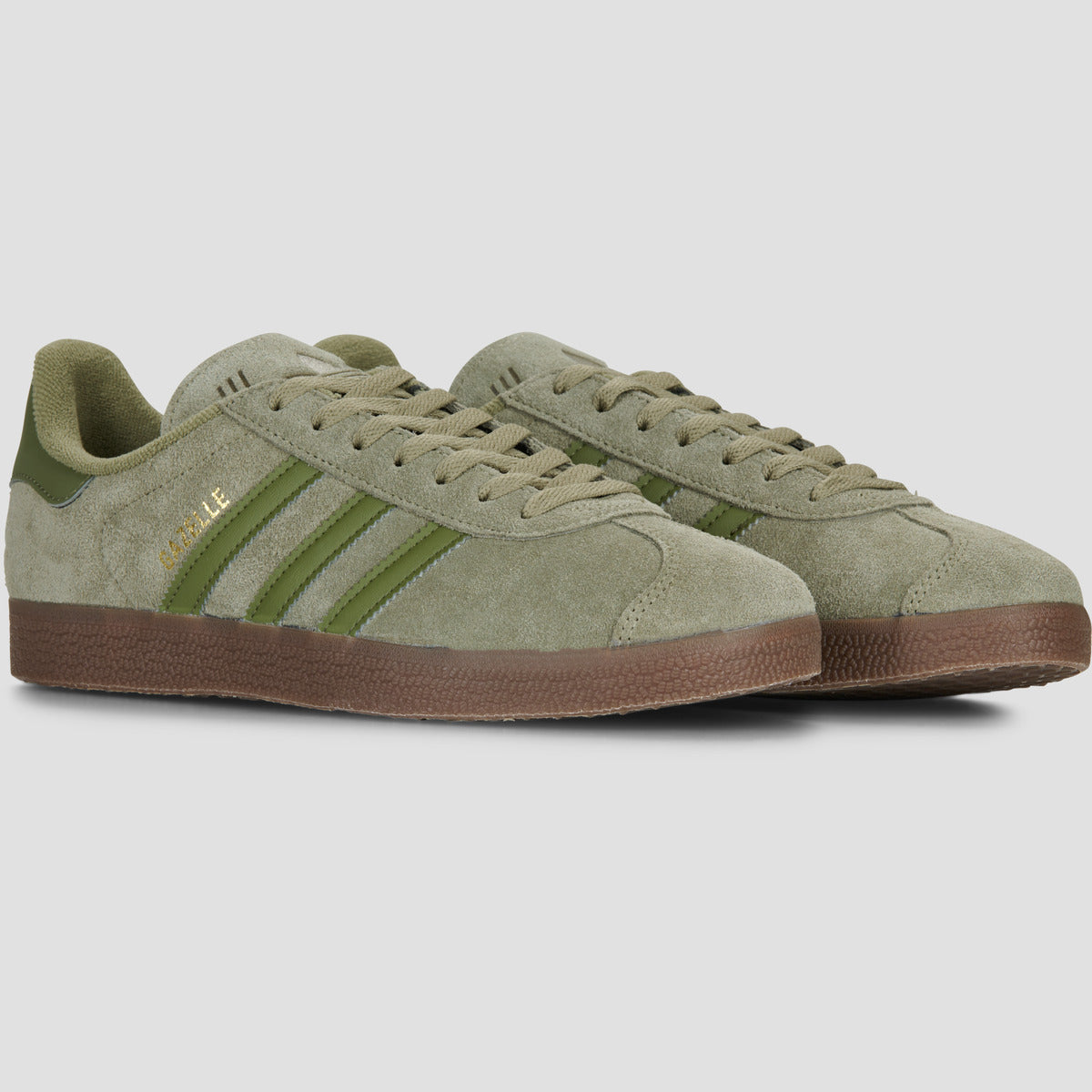 Adidas Gazelle - Olive / Dark Olive / Gum