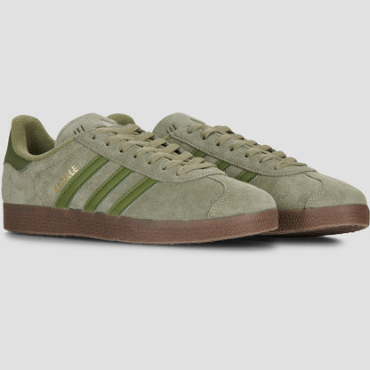 Adidas Gazelle - Olive / Dark Olive / Gum