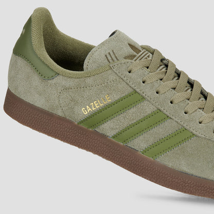 Adidas Gazelle - Olive / Dark Olive / Gum