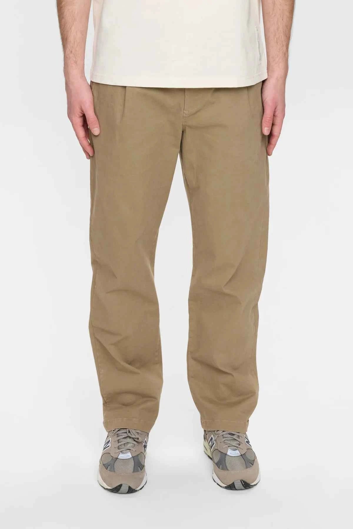 AKJAN COTTON PLEAT ELA PANTS - Incense