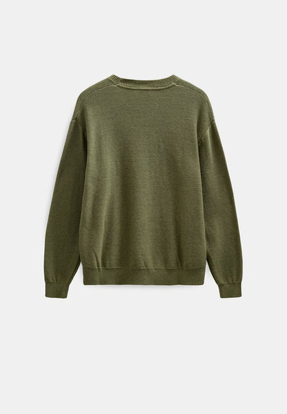 Anerkjendt AKEBBE Maglione Uomo Sky Captain - Cotton Silk Knit