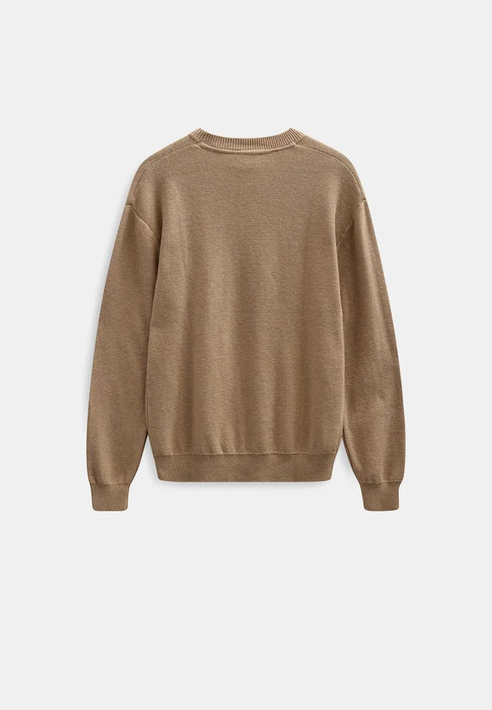 Anerkjendt AKEBBE Maglione Uomo Sky Captain - Cotton Silk Knit