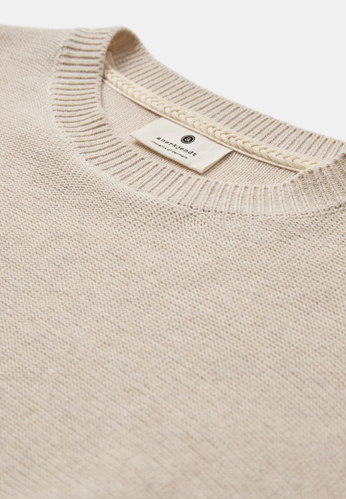 Anerkjendt AKEBBE Maglione Uomo Sky Captain - Cotton Silk Knit