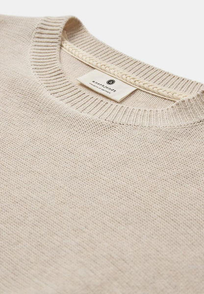 Anerkjendt AKEBBE Maglione Uomo Sky Captain - Cotton Silk Knit