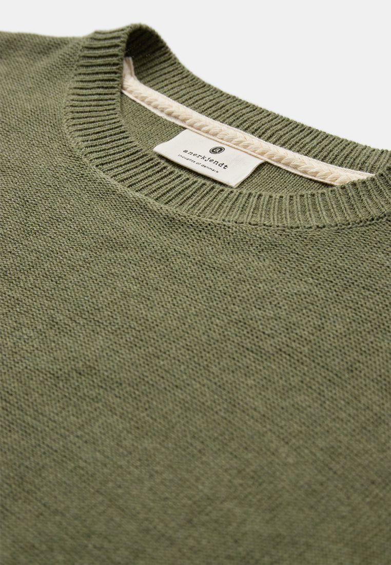 Anerkjendt AKEBBE Maglione Uomo Sky Captain - Cotton Silk Knit