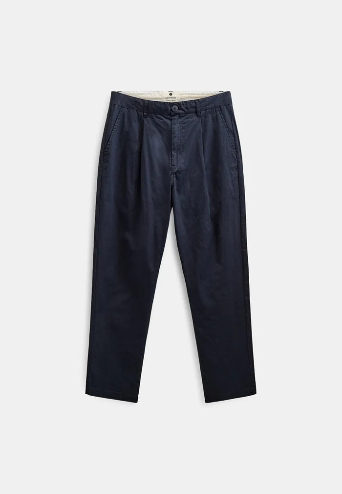 Anerkjendt AKJAN Pantaloni Uomo Sky Captain - Cotton Poplin