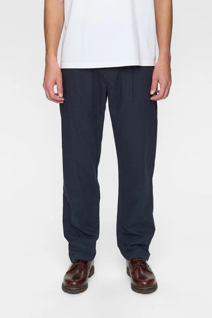 Anerkjendt AKJAN Pantaloni Uomo Sky Captain - Cotton Poplin