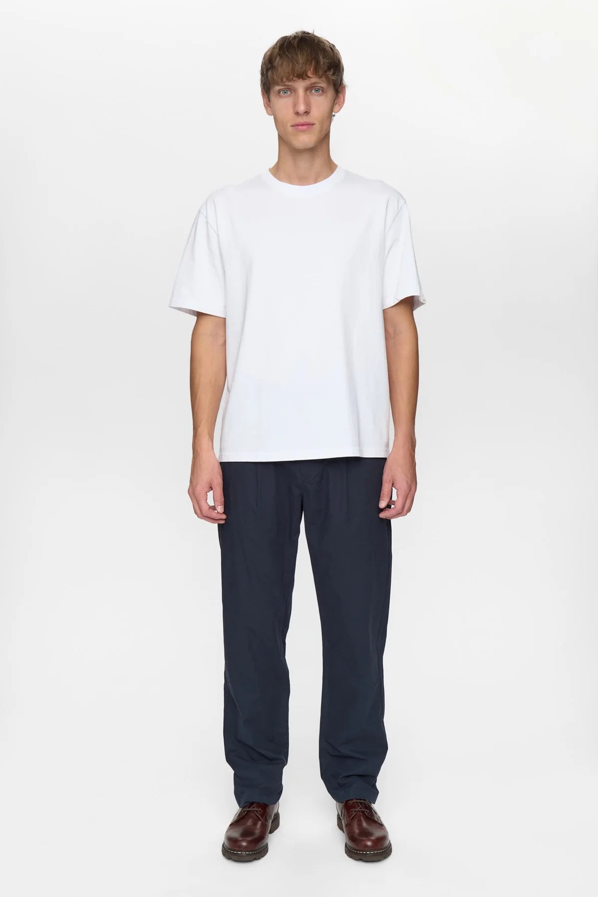 Anerkjendt AKJAN Pantaloni Uomo Sky Captain - Cotton Poplin