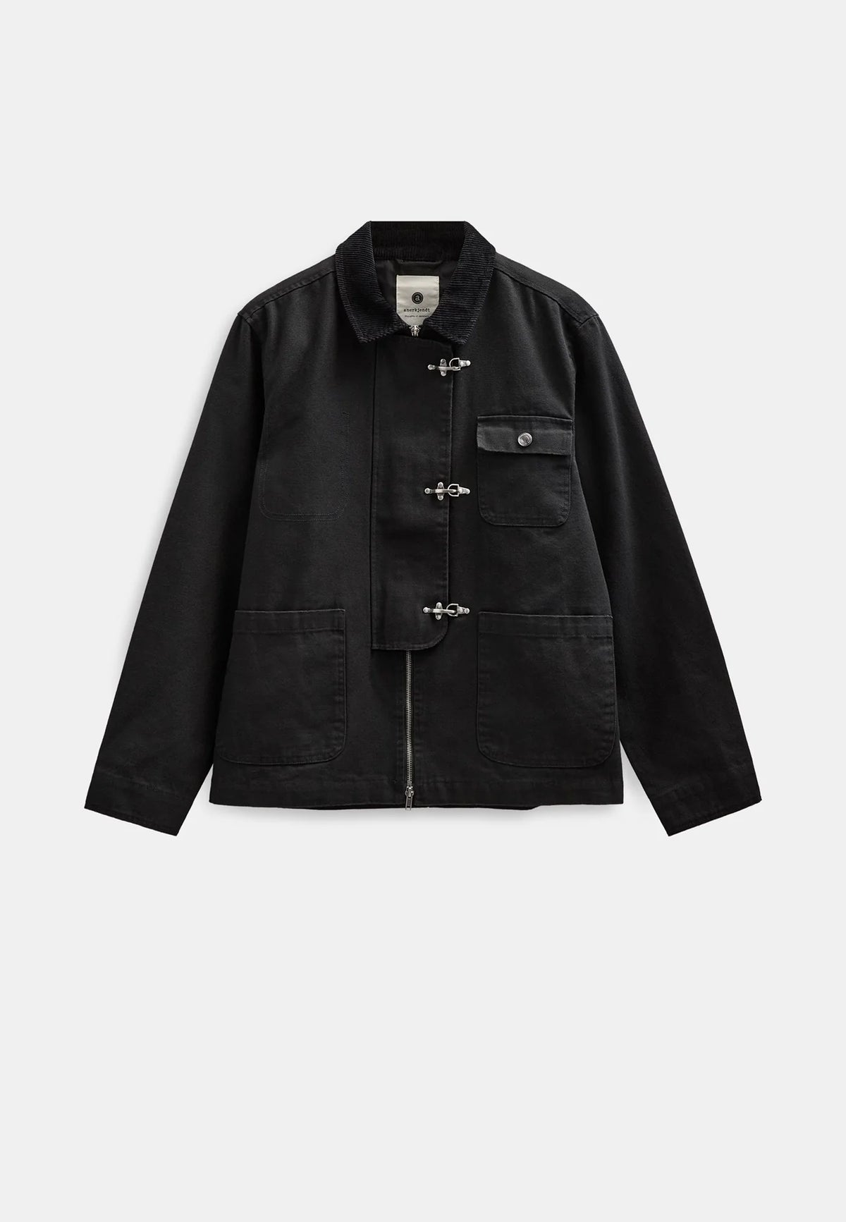Anerkjendt AKBASTIAN Canvas Jacket - Caviar