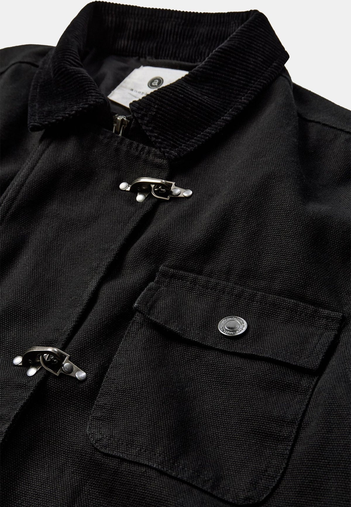 Anerkjendt AKBASTIAN Canvas Jacket - Caviar