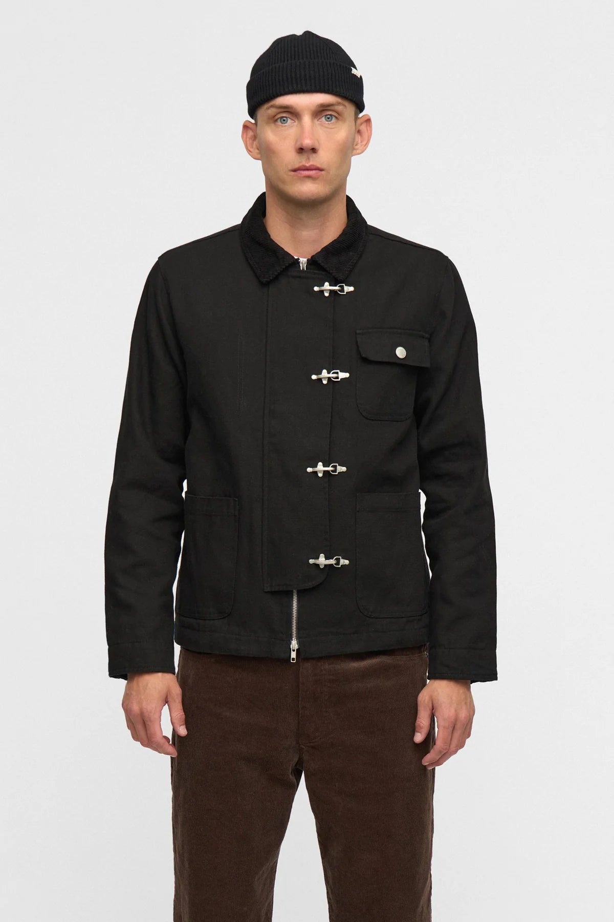 Anerkjendt AKBASTIAN Canvas Jacket - Caviar