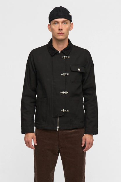 Anerkjendt AKBASTIAN Canvas Jacket - Caviar