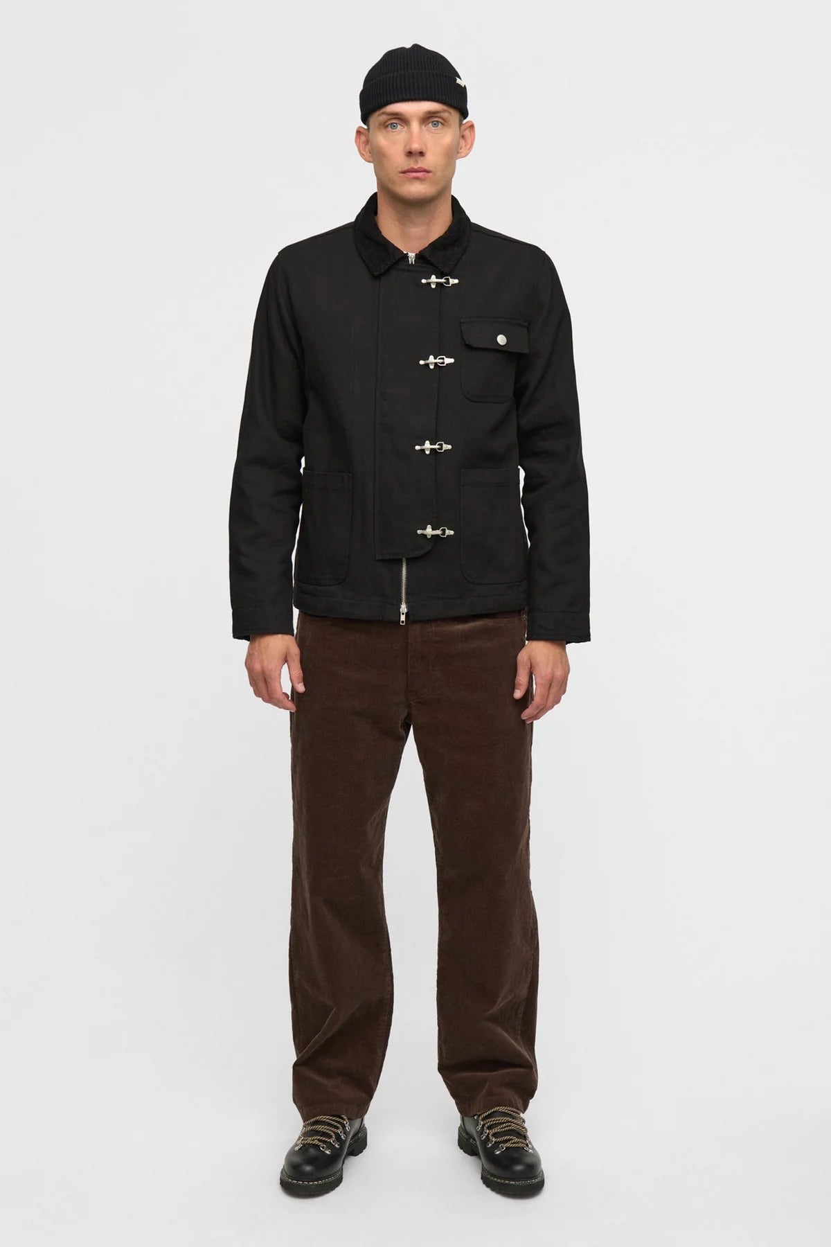 Anerkjendt AKBASTIAN Canvas Jacket - Caviar