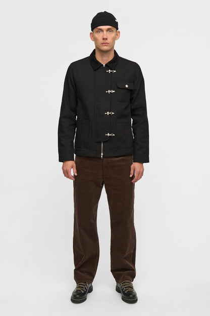 Anerkjendt AKBASTIAN Canvas Jacket - Caviar
