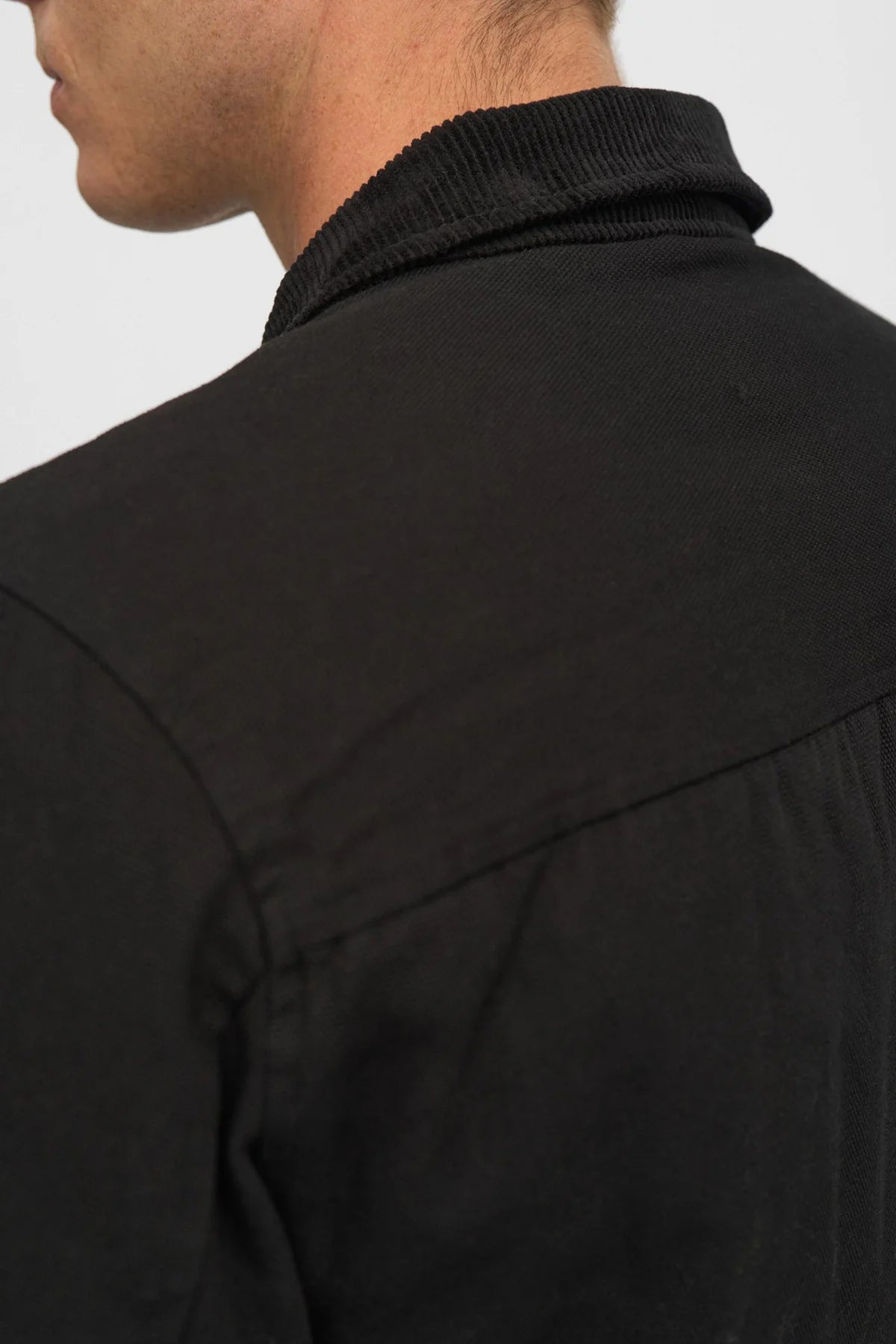 Anerkjendt AKBASTIAN Canvas Jacket - Caviar