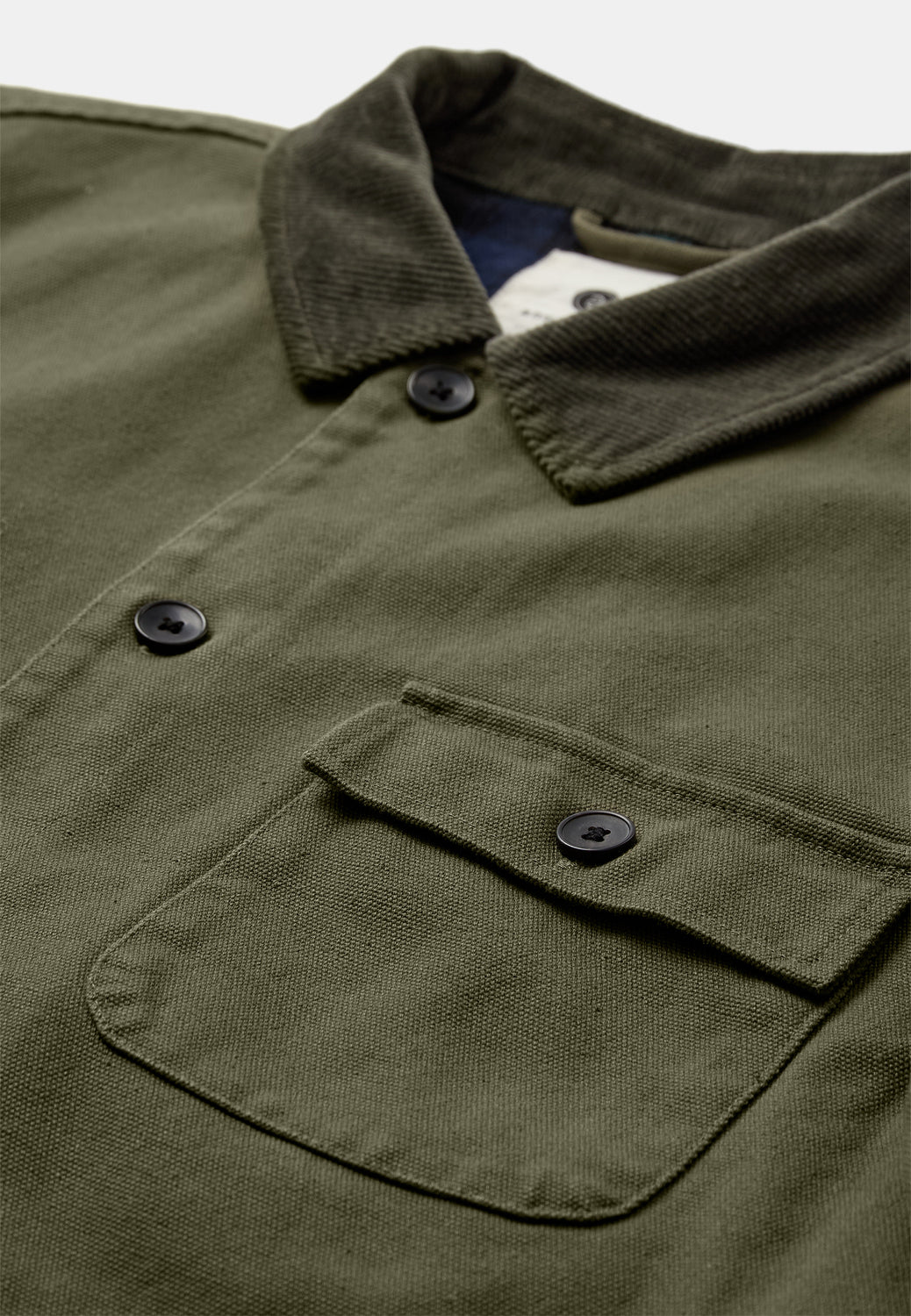 Anerkjendt AKBASTIAN Canvas Washed Jacket - Ermine