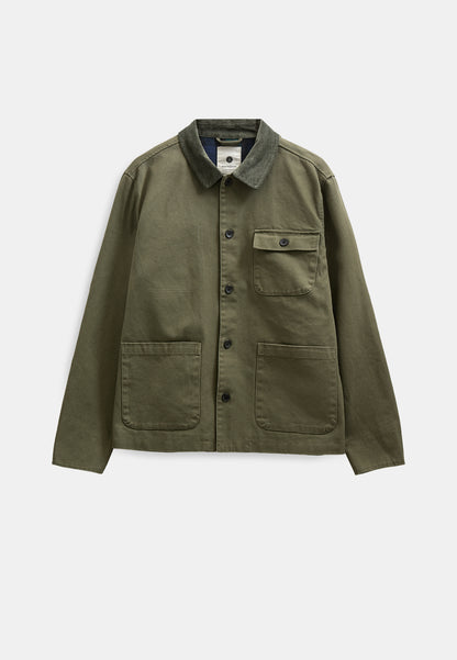 Anerkjendt AKBASTIAN Canvas Washed Jacket - Ermine