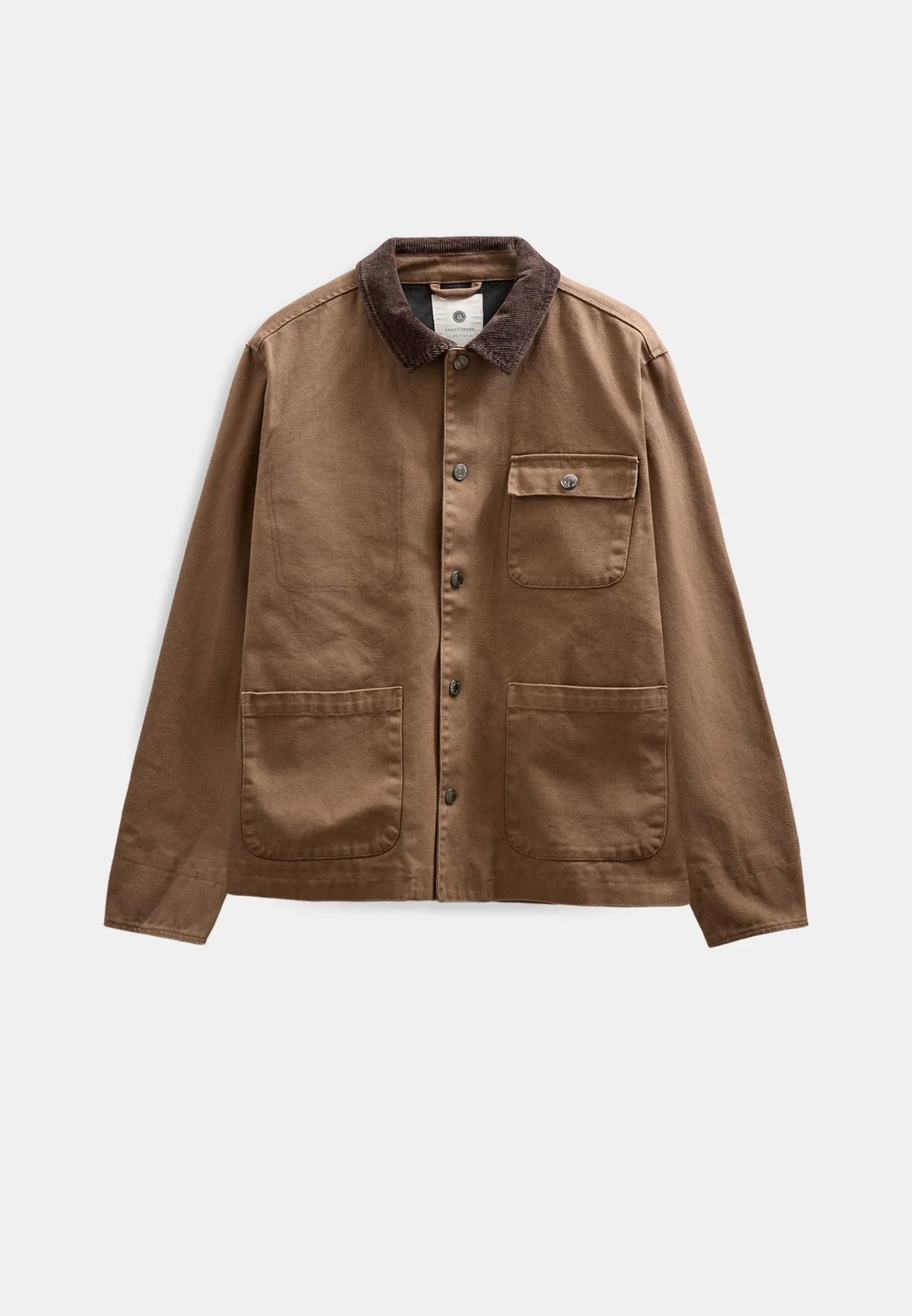 Anerkjendt AKBASTIAN Canvas Washed Jacket - Ermine