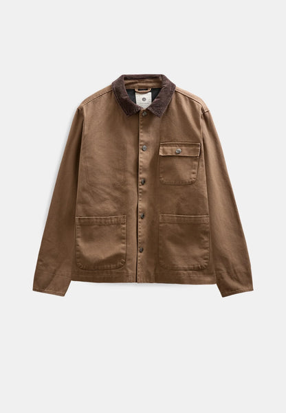 Anerkjendt AKBASTIAN Canvas Washed Jacket - Ermine