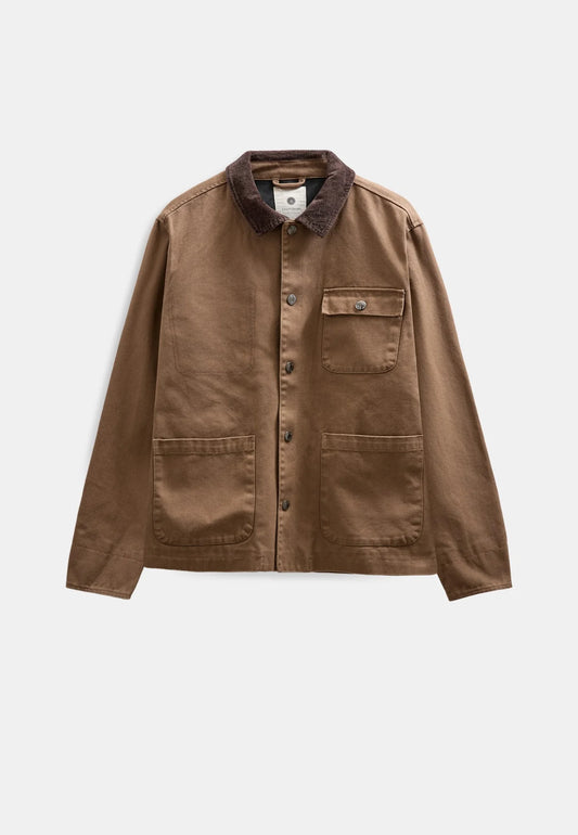 Anerkjendt AKBASTIAN Canvas Washed Jacket - Ermine