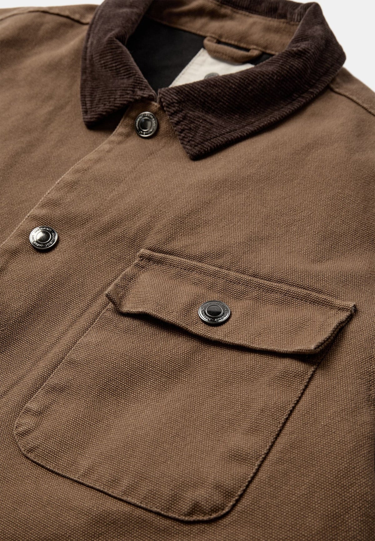 Anerkjendt AKBASTIAN Canvas Washed Jacket - Ermine