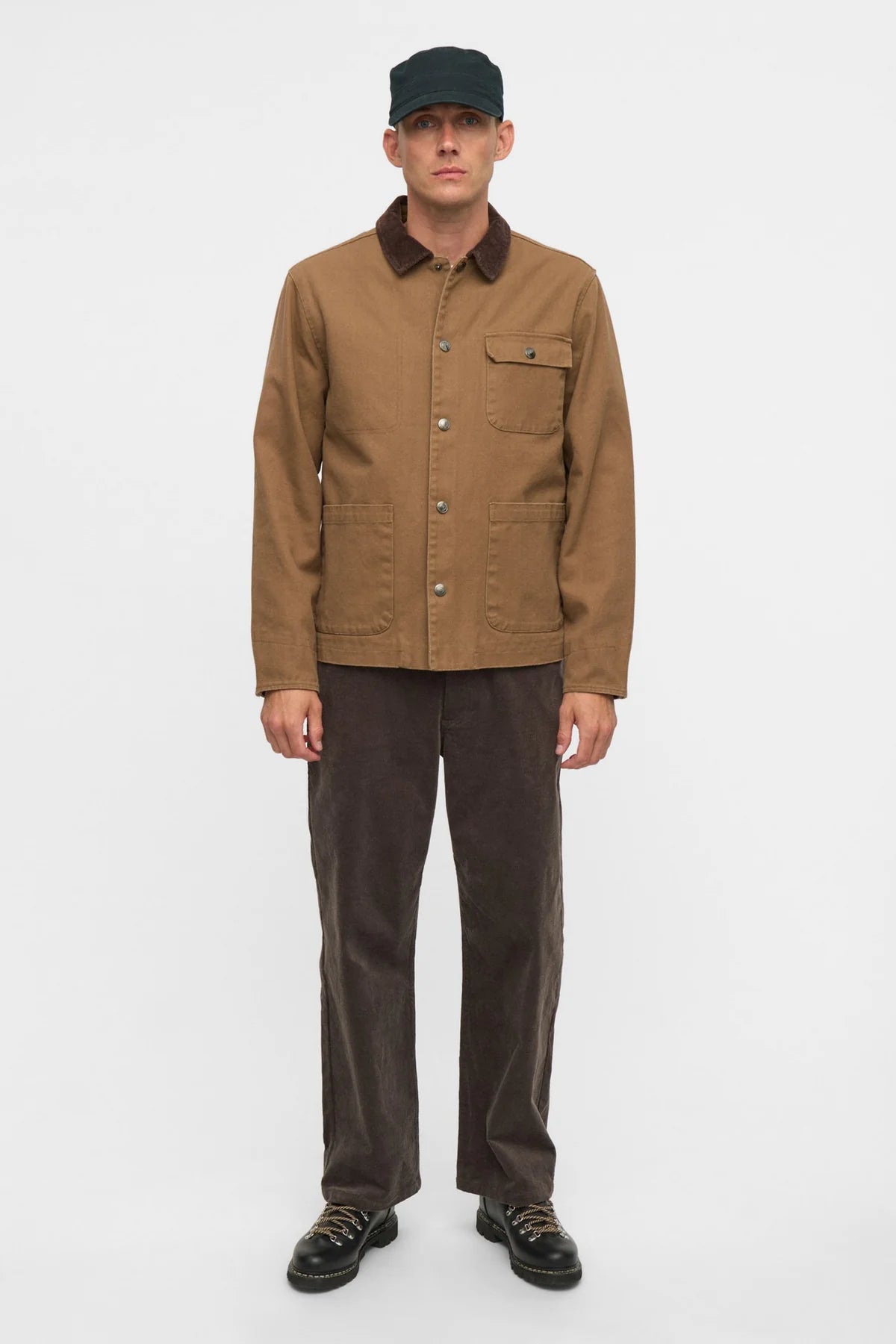 Anerkjendt AKBASTIAN Canvas Washed Jacket - Ermine