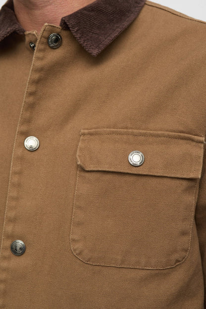 Anerkjendt AKBASTIAN Canvas Washed Jacket - Ermine