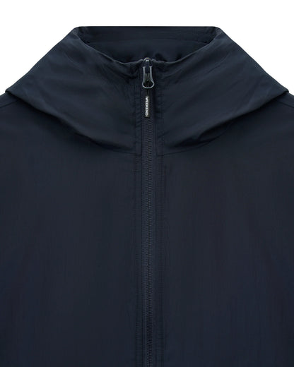 Giacca in pile foderata da tecnico blu navy