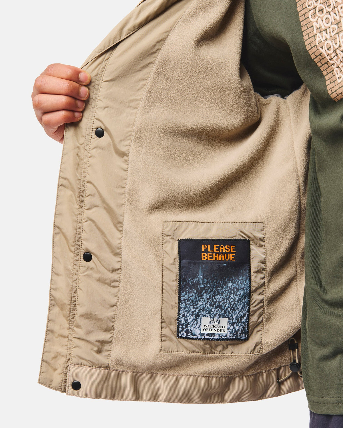 Weekend Offender Tralee Jacket — Black / Rock