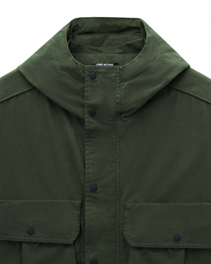 Toppa interna Weekend Offender Caracas Jacket — grafica 'Please Behave' con folla da stadio, logo Weekend Offender