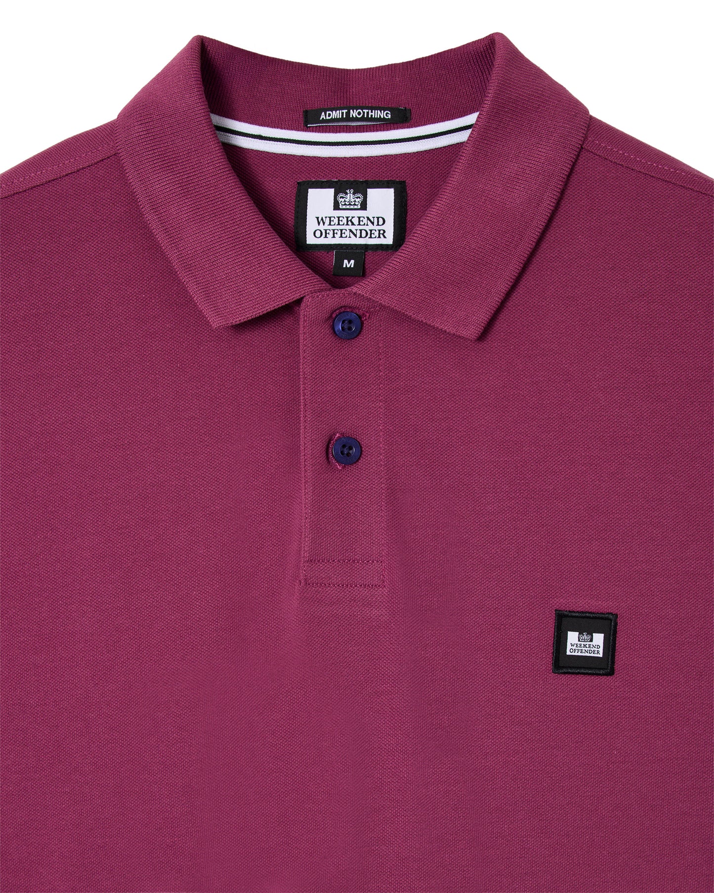 Weekend Offender Heathcote Polo Piqué Kirsch – Admit Nothing