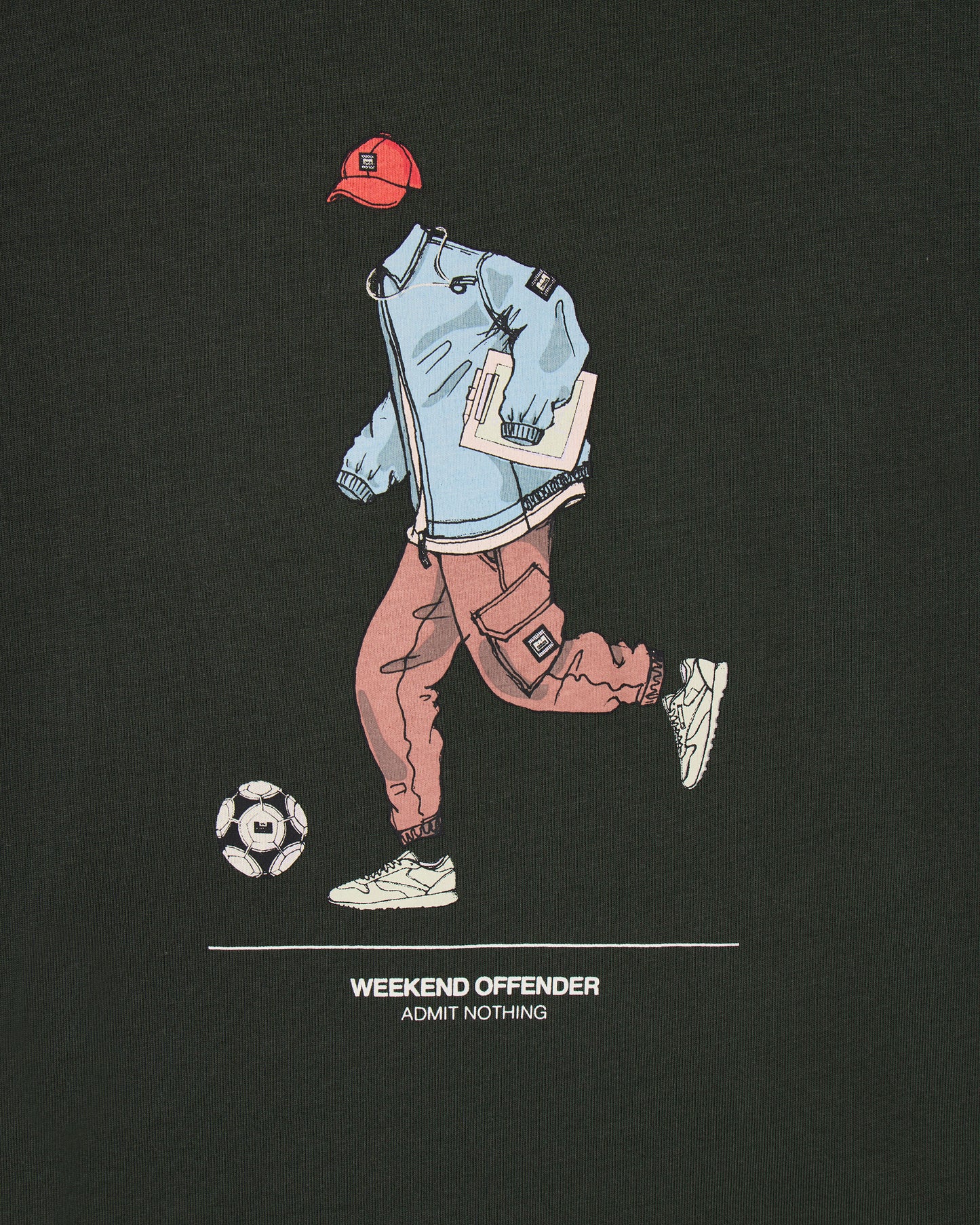 Weekend Offender Biskra T-Shirt Verde Foresta – Admit Nothing