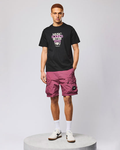 Weekend Offender Bangalter T-Shirt Nera – Music Sounds Better With You