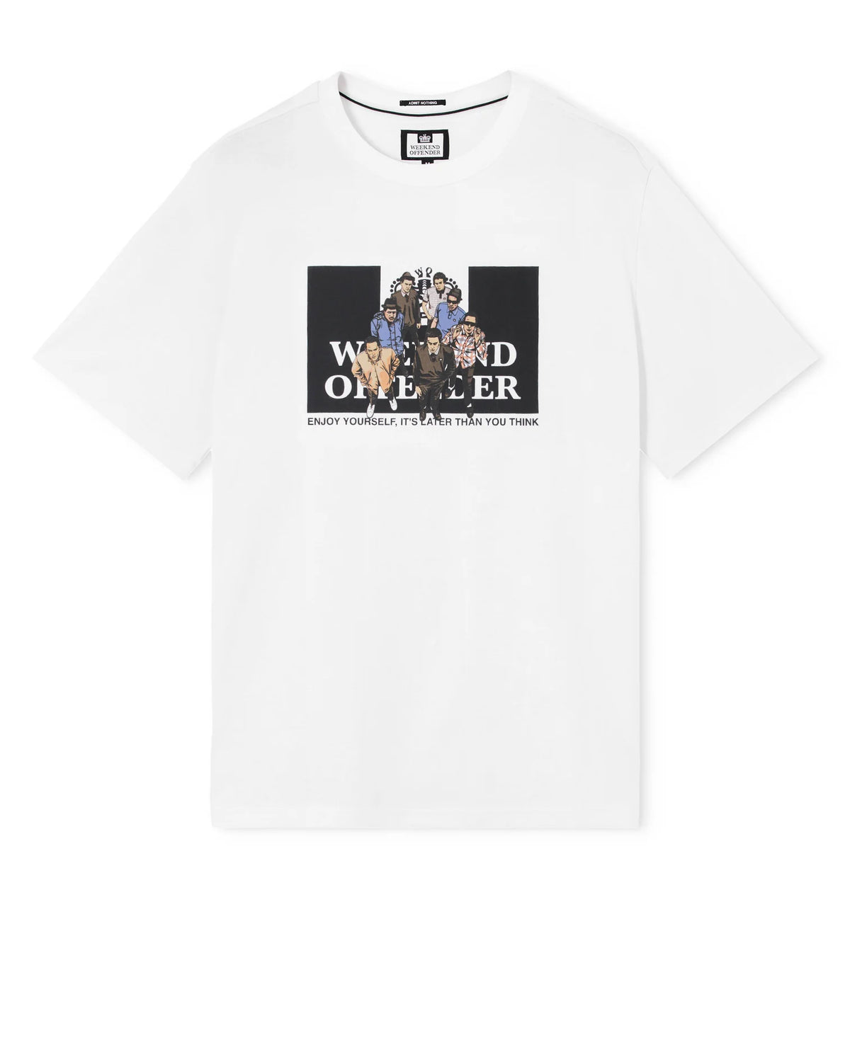 T-shirt Aka colore bianca