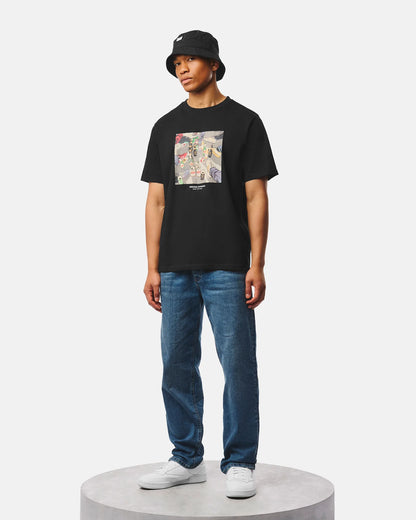 T-shirt grafica Imbibo nera