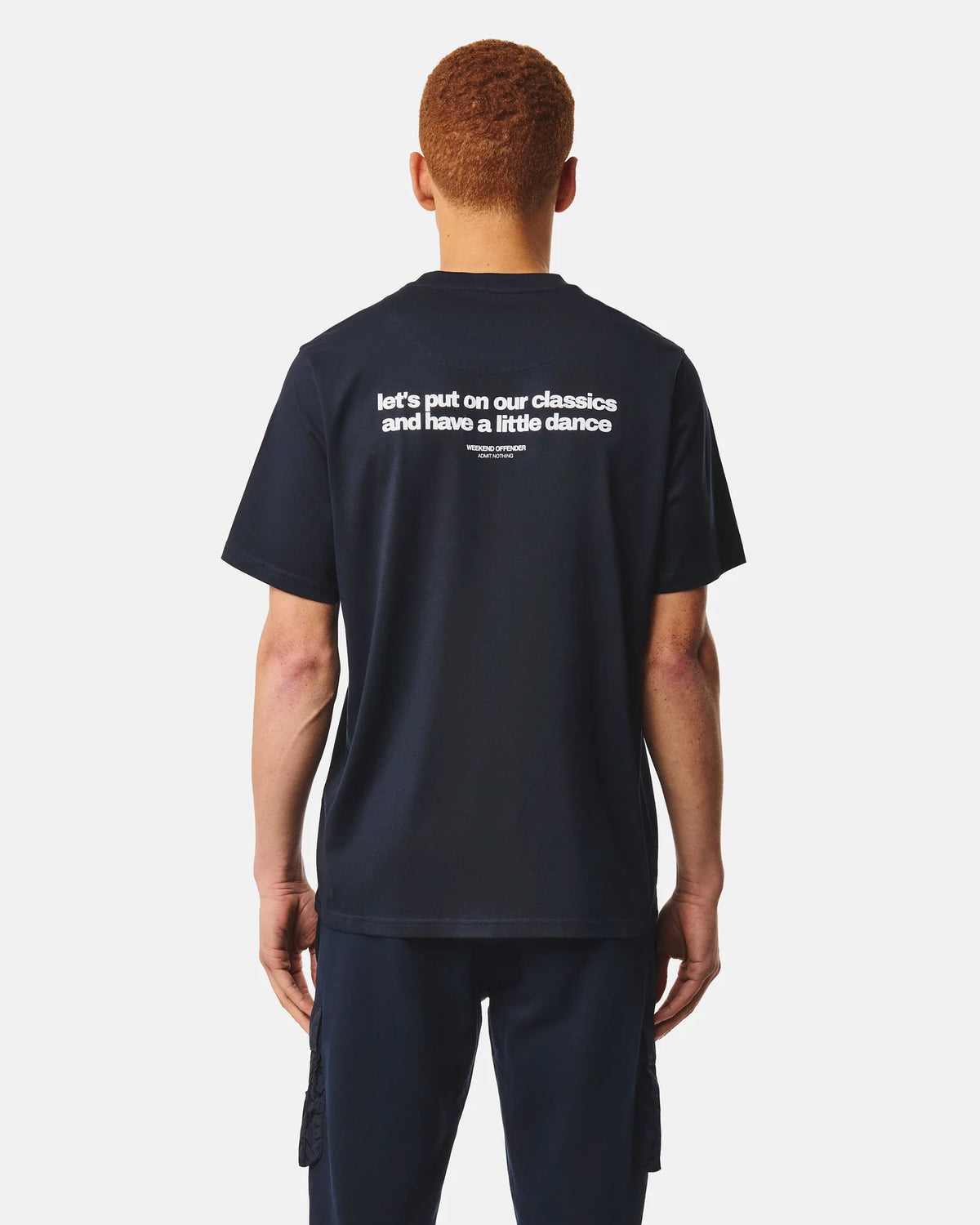 Classicus T-Shirt Grafica Blu Navy
