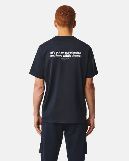Classicus T-Shirt Grafica Blu Navy