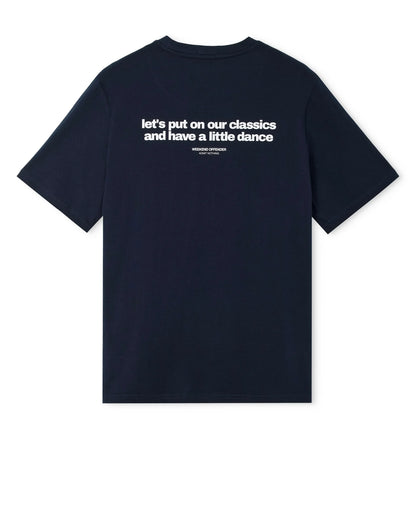 Classicus T-Shirt Grafica Blu Navy