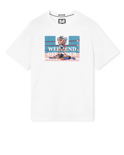 T-shirt grafica Summus Bianca