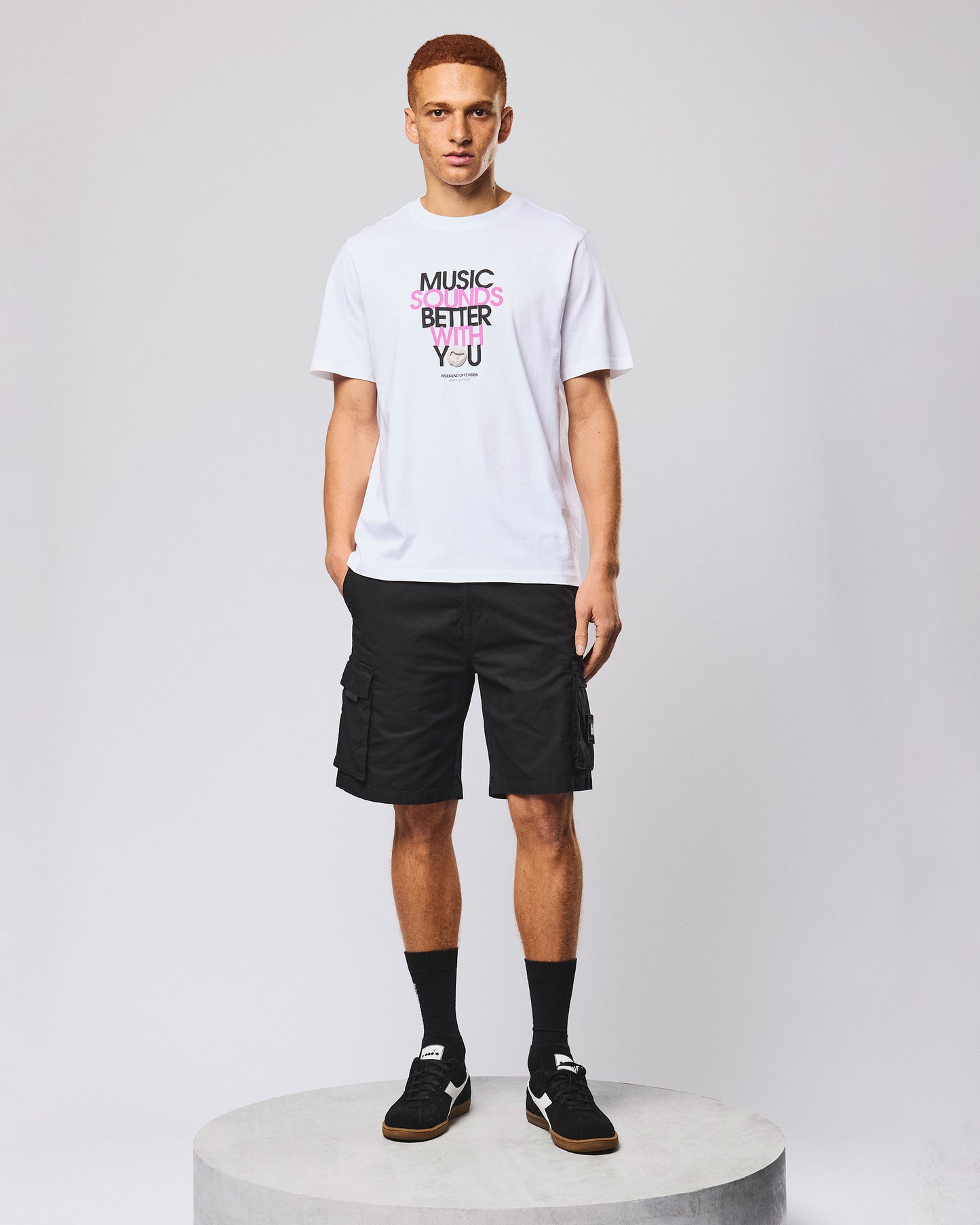 Weekend Offender Mascia Cargo Shorts  – Cotone Twill Premium