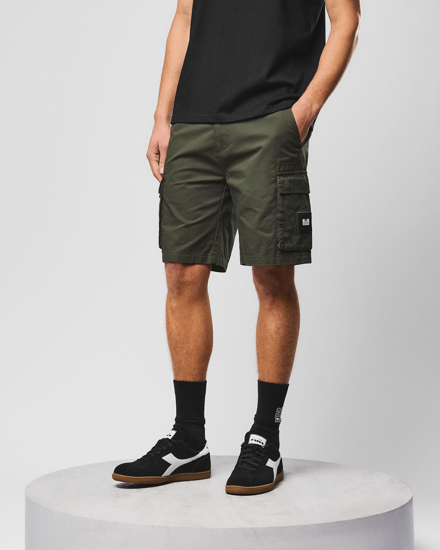 Weekend Offender Mascia Cargo Shorts  – Cotone Twill Premium