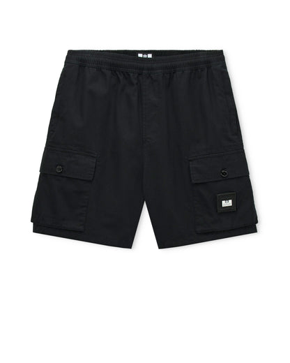 Weekend Offender Scopello Cargo Shorts Uomo - Black | Streetwear Terrace