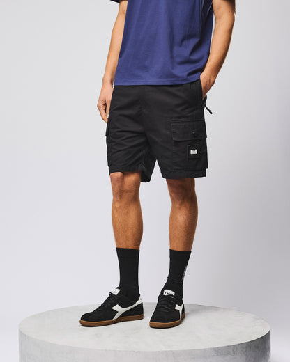 Weekend Offender Scopello Cargo Shorts Uomo - Black | Streetwear Terrace