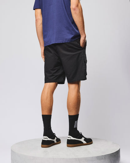 Weekend Offender Scopello Cargo Shorts Uomo - Black | Streetwear Terrace