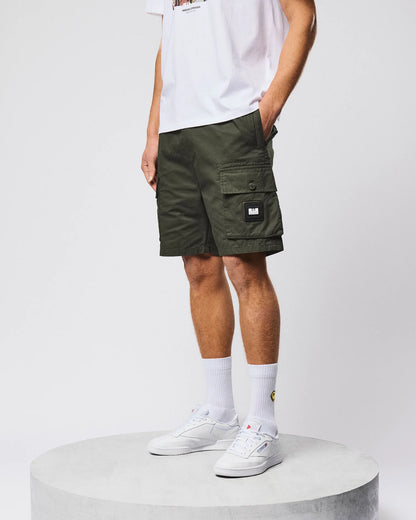Weekend Offender Scopello Cargo Shorts Uomo - Black | Streetwear Terrace