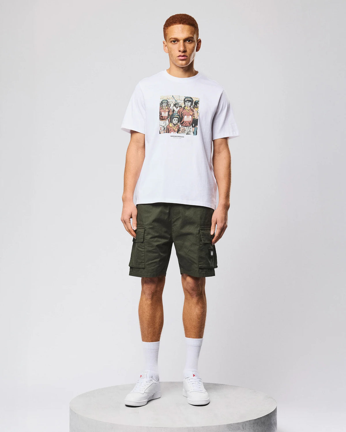 Weekend Offender Scopello Cargo Shorts Uomo - Black | Streetwear Terrace